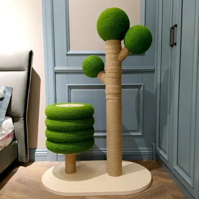 arbre à chat en bois design