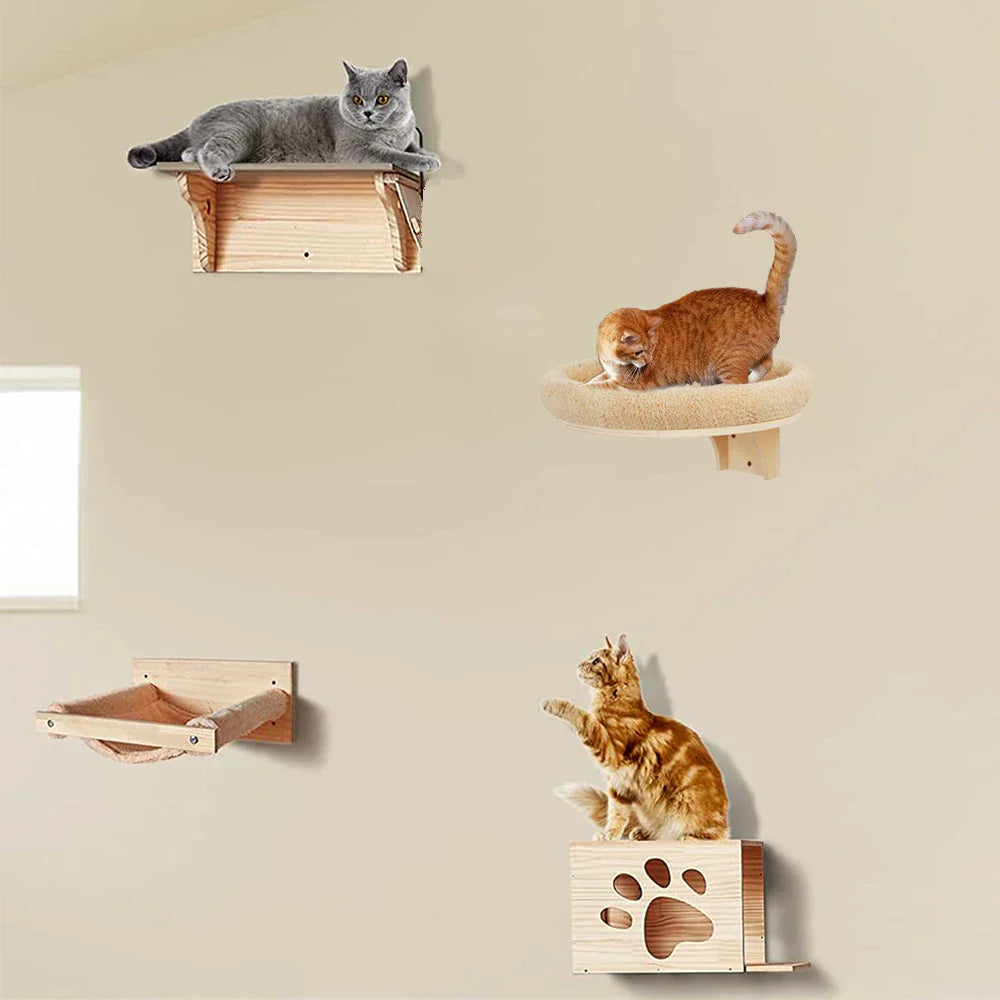 mobilier pour chat arbre mural