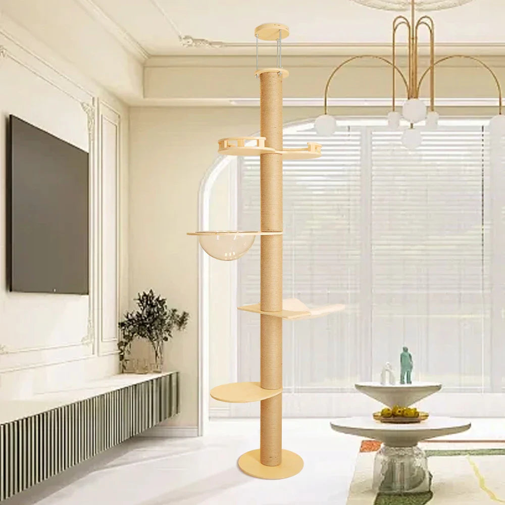 arbre à chat modèle Skyclimb avec hamac