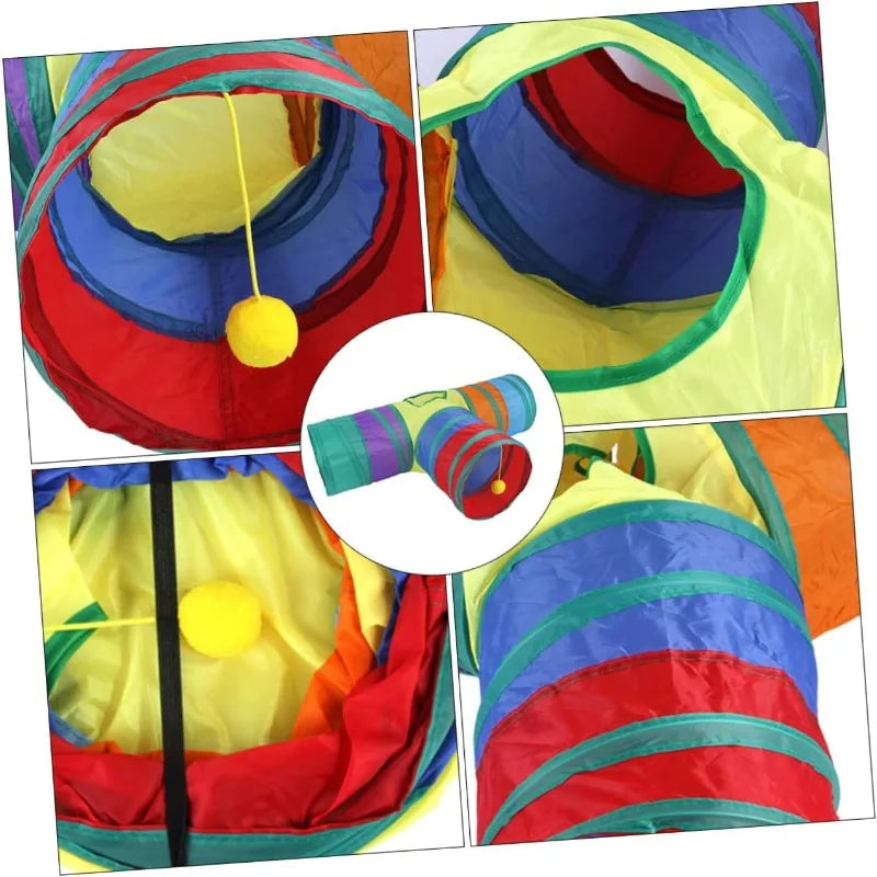 tunnel multicolore arbre à chat colorcat