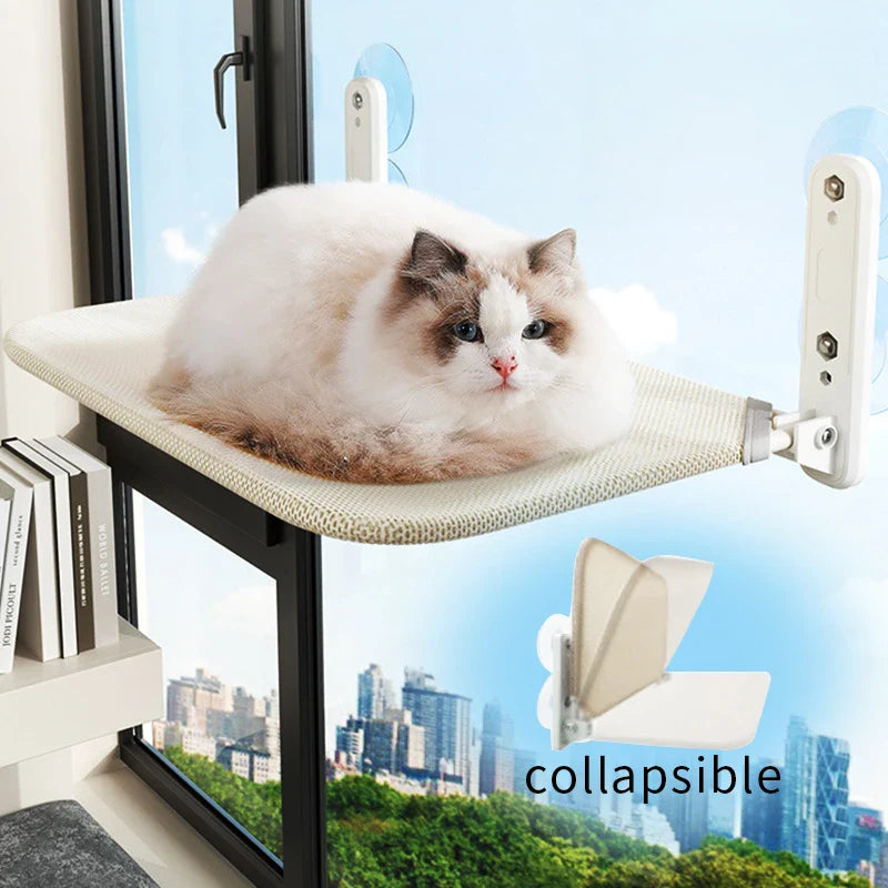Hamac De Fenêtre Pliable Pour Chat - Modèle "cieldouillet"