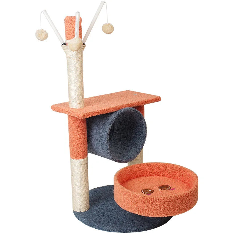 arbre à chat design coloré nekonest