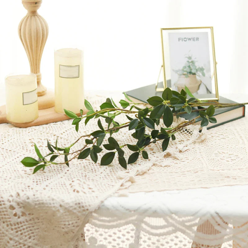 décoration en fausse branche de ficus pour arbre à chat