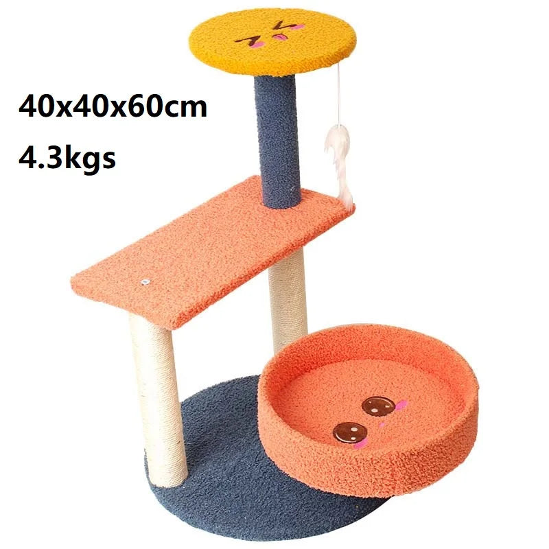 arbre à chat décoratif coloré nekonest