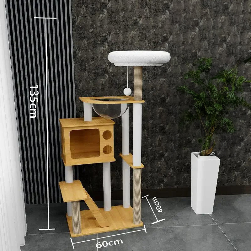accessoire pour chat en bois massif
