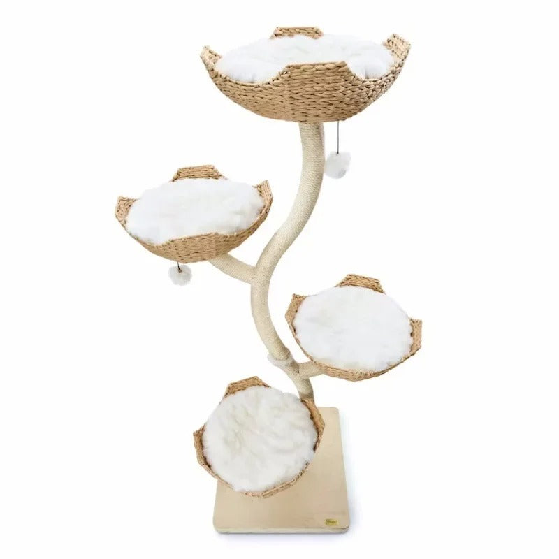 mobilier pour animaux arbre à chat fleur