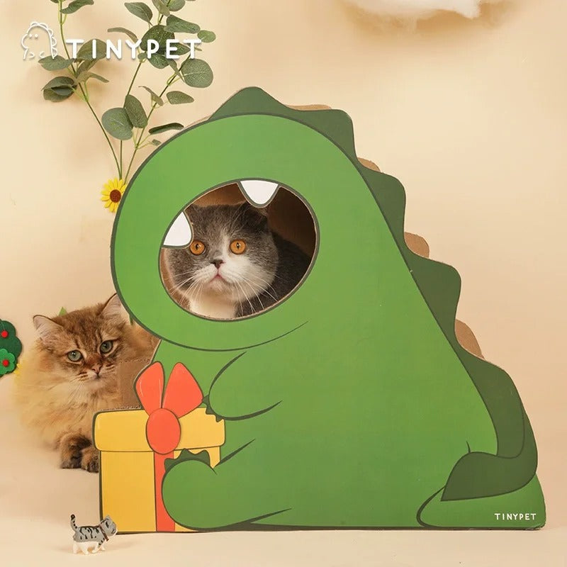 jouet pour chat en carton